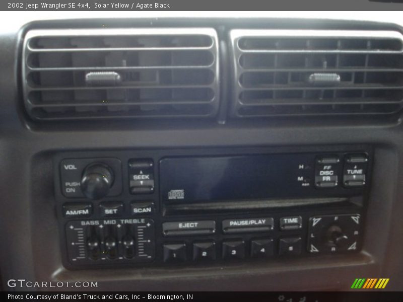 Solar Yellow / Agate Black 2002 Jeep Wrangler SE 4x4