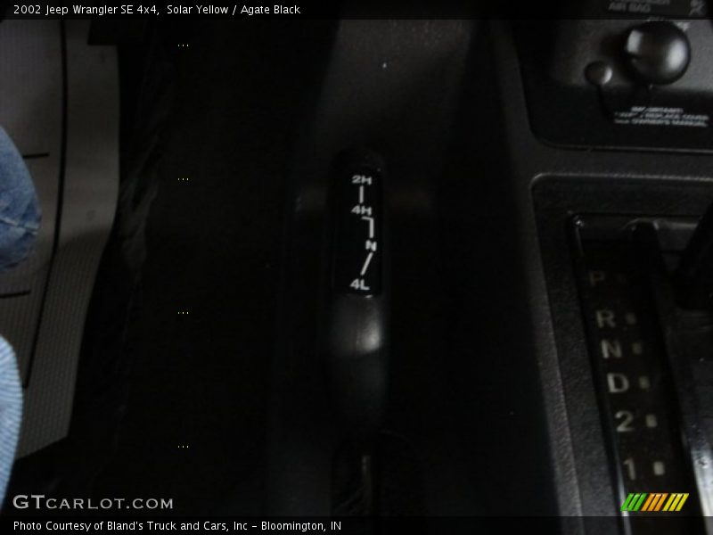 Solar Yellow / Agate Black 2002 Jeep Wrangler SE 4x4