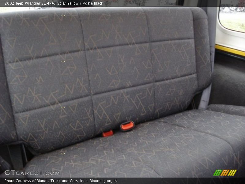  2002 Wrangler SE 4x4 Agate Black Interior