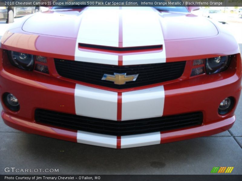 Inferno Orange Metallic / Black/Inferno Orange 2010 Chevrolet Camaro SS Coupe Indianapolis 500 Pace Car Special Edition