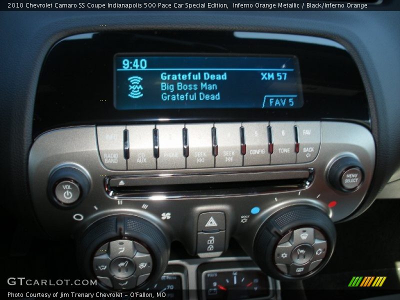Inferno Orange Metallic / Black/Inferno Orange 2010 Chevrolet Camaro SS Coupe Indianapolis 500 Pace Car Special Edition