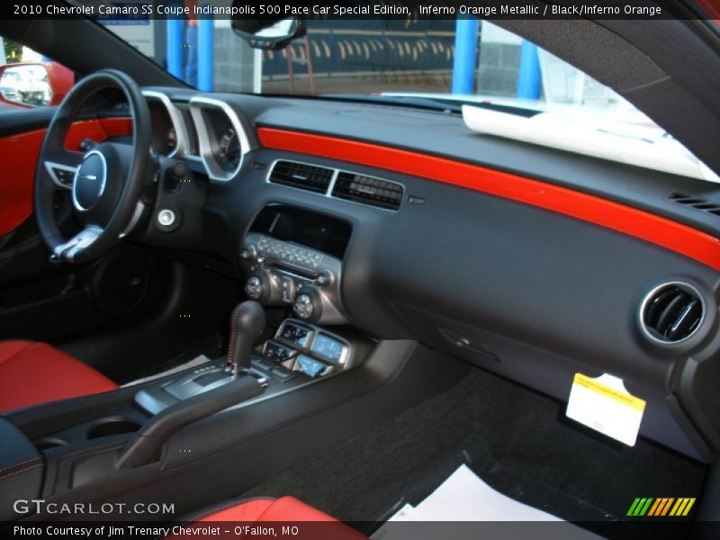 Inferno Orange Metallic / Black/Inferno Orange 2010 Chevrolet Camaro SS Coupe Indianapolis 500 Pace Car Special Edition