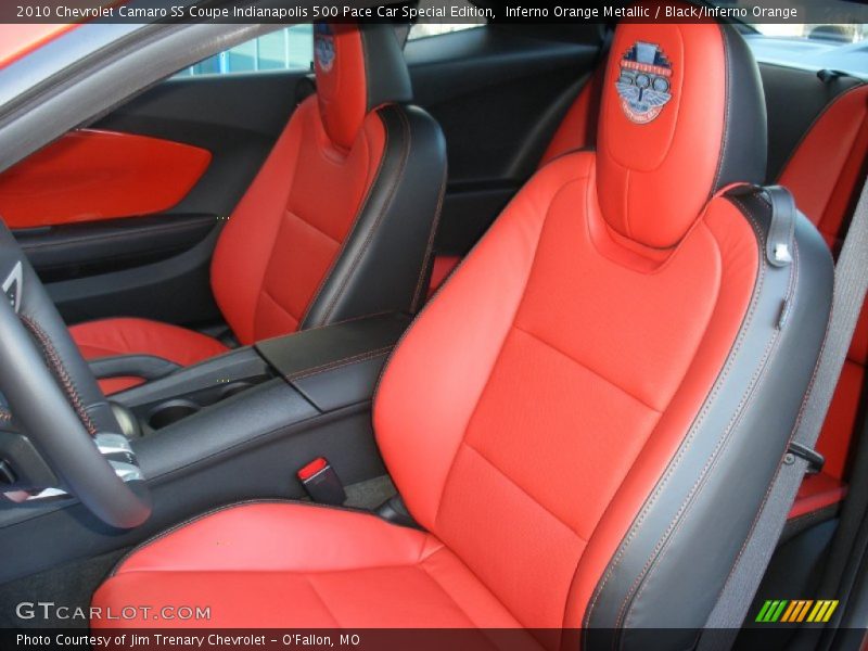  2010 Camaro SS Coupe Indianapolis 500 Pace Car Special Edition Black/Inferno Orange Interior