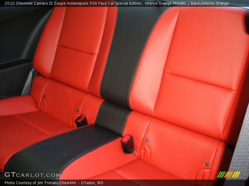 Inferno Orange Metallic / Black/Inferno Orange 2010 Chevrolet Camaro SS Coupe Indianapolis 500 Pace Car Special Edition