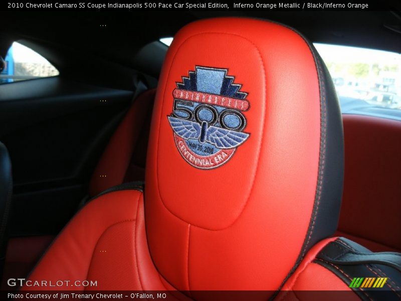  2010 Camaro SS Coupe Indianapolis 500 Pace Car Special Edition Logo