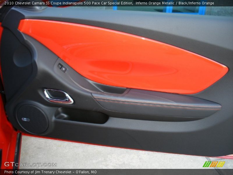 Inferno Orange Metallic / Black/Inferno Orange 2010 Chevrolet Camaro SS Coupe Indianapolis 500 Pace Car Special Edition