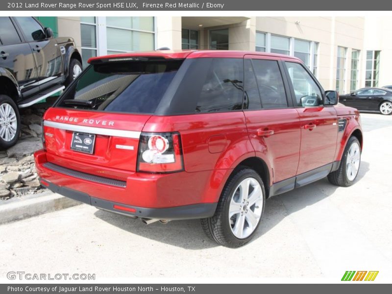 Firenze Red Metallic / Ebony 2012 Land Rover Range Rover Sport HSE LUX