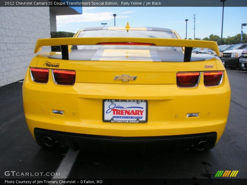 Rally Yellow / Jet Black 2012 Chevrolet Camaro SS Coupe Transformers Special Edition