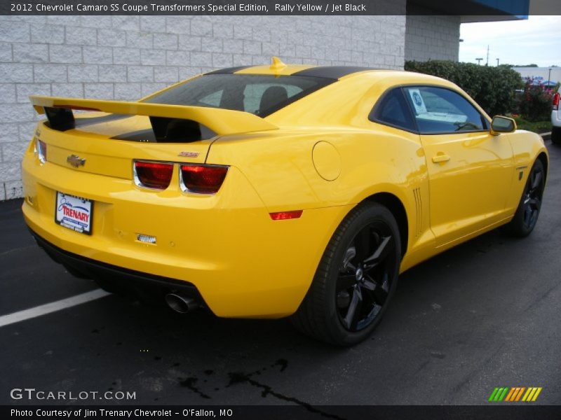 Rally Yellow / Jet Black 2012 Chevrolet Camaro SS Coupe Transformers Special Edition