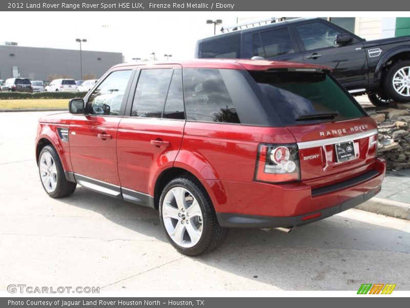 Firenze Red Metallic / Ebony 2012 Land Rover Range Rover Sport HSE LUX