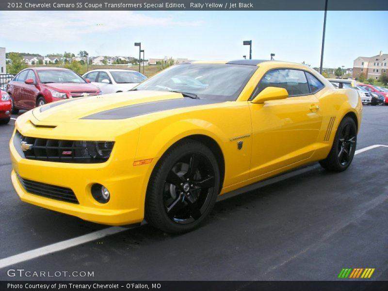 Rally Yellow / Jet Black 2012 Chevrolet Camaro SS Coupe Transformers Special Edition