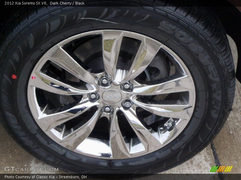 Dark Cherry / Black 2012 Kia Sorento SX V6