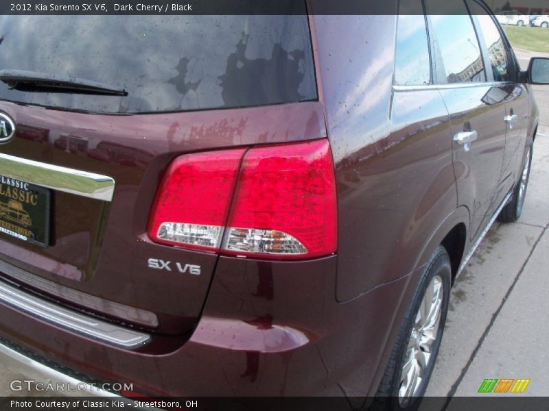 Dark Cherry / Black 2012 Kia Sorento SX V6