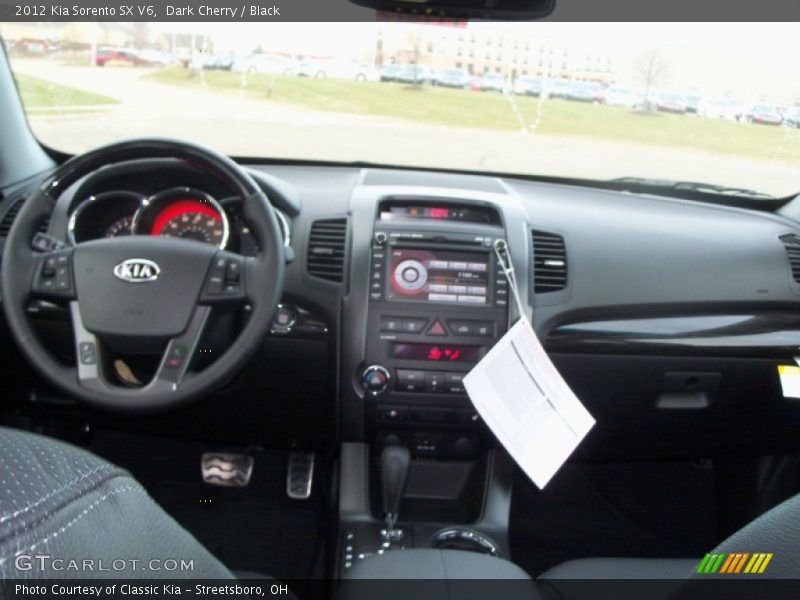 Dark Cherry / Black 2012 Kia Sorento SX V6