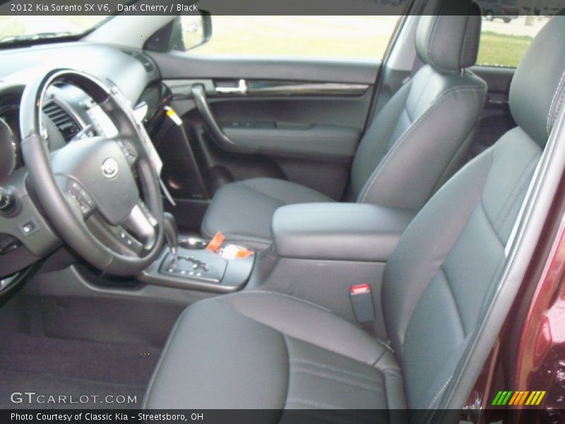 Dark Cherry / Black 2012 Kia Sorento SX V6