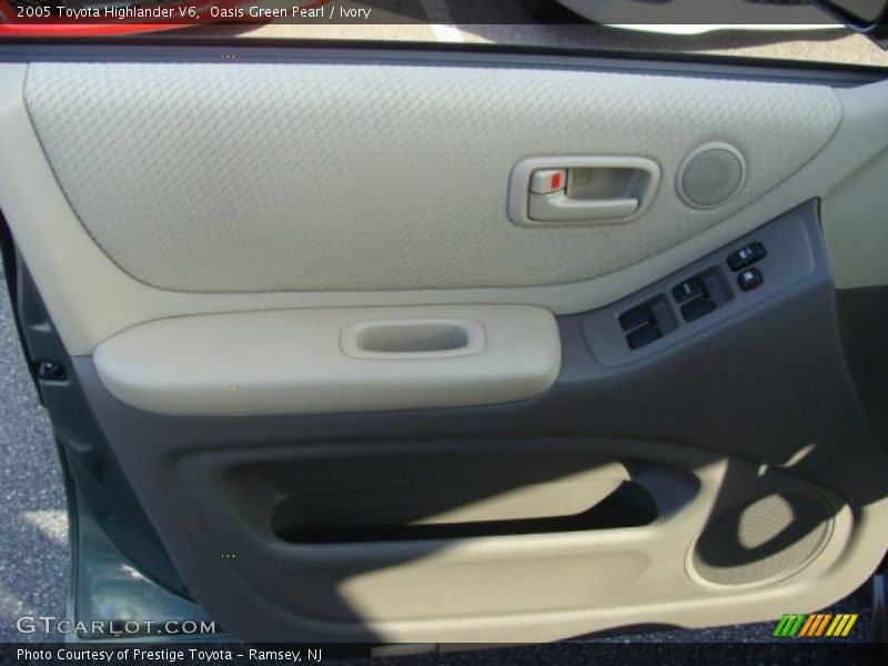 Oasis Green Pearl / Ivory 2005 Toyota Highlander V6