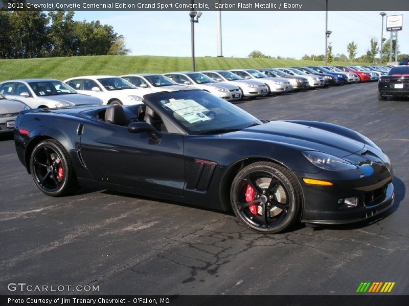 Front 3/4 View of 2012 Corvette Centennial Edition Grand Sport Convertible