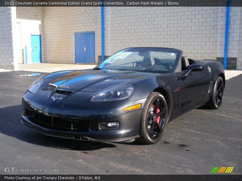 Front 3/4 View of 2012 Corvette Centennial Edition Grand Sport Convertible