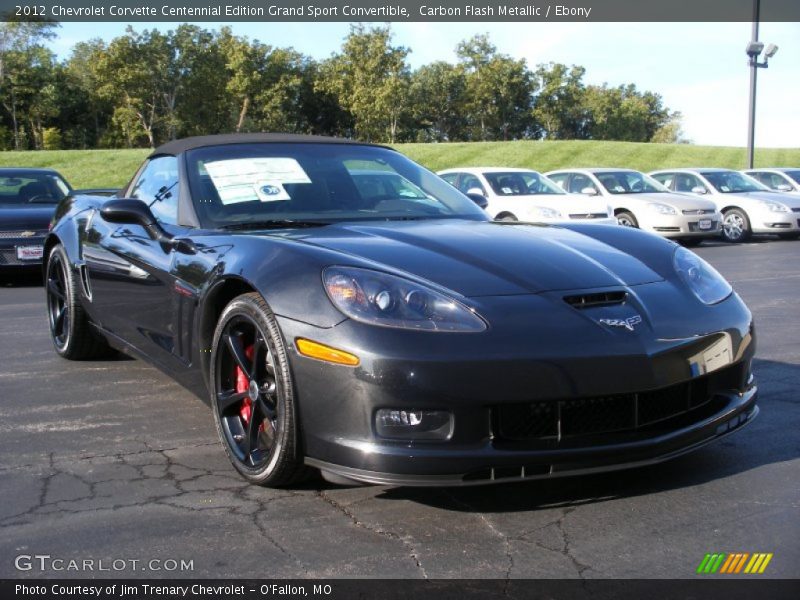 Front 3/4 View of 2012 Corvette Centennial Edition Grand Sport Convertible