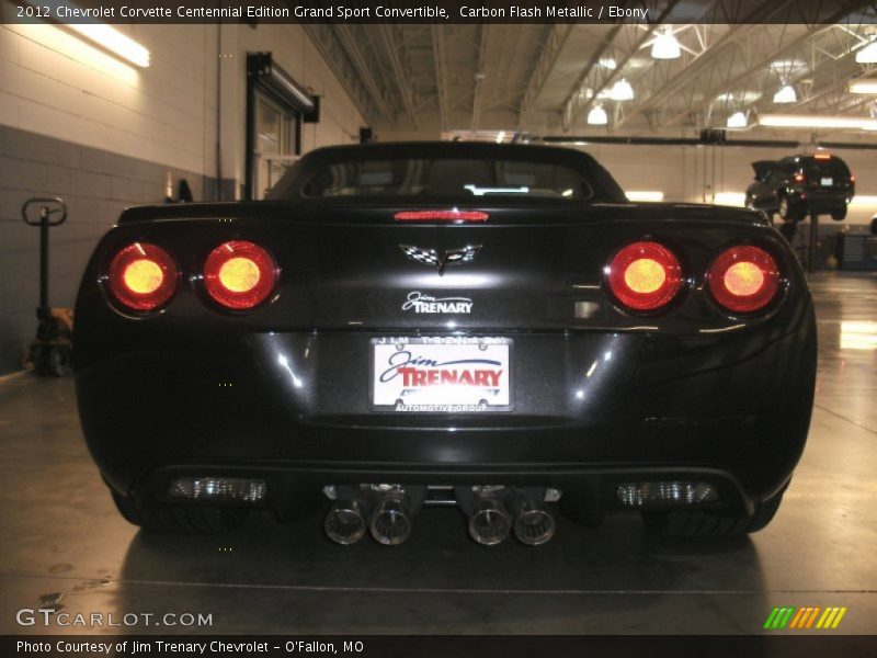 Carbon Flash Metallic / Ebony 2012 Chevrolet Corvette Centennial Edition Grand Sport Convertible