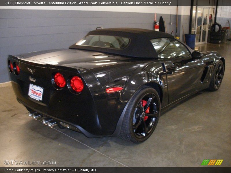 Carbon Flash Metallic / Ebony 2012 Chevrolet Corvette Centennial Edition Grand Sport Convertible
