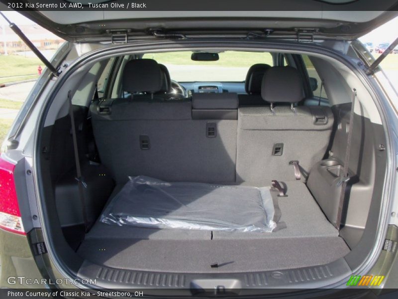 Tuscan Olive / Black 2012 Kia Sorento LX AWD