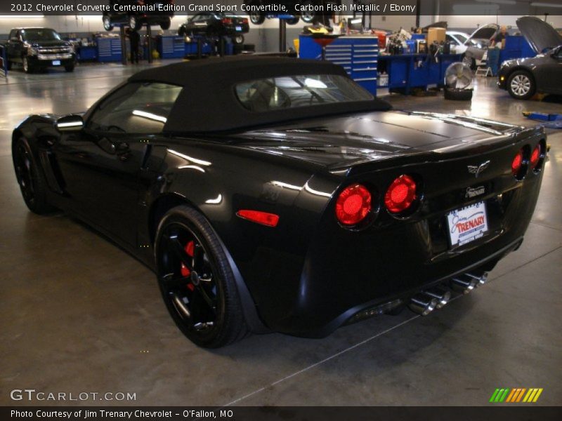 Carbon Flash Metallic / Ebony 2012 Chevrolet Corvette Centennial Edition Grand Sport Convertible