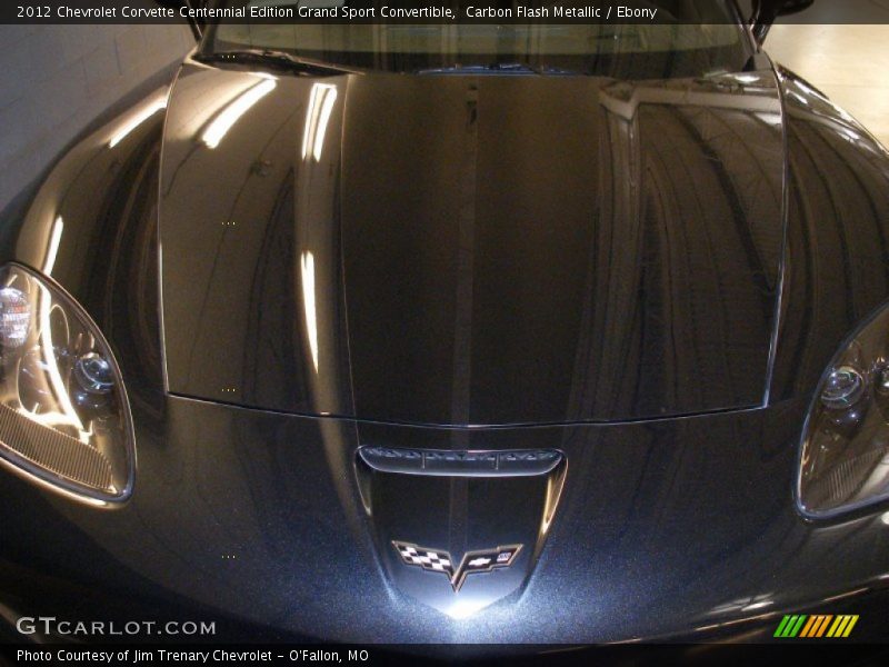 Carbon Flash Metallic / Ebony 2012 Chevrolet Corvette Centennial Edition Grand Sport Convertible