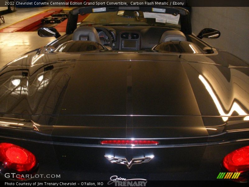 Carbon Flash Metallic / Ebony 2012 Chevrolet Corvette Centennial Edition Grand Sport Convertible