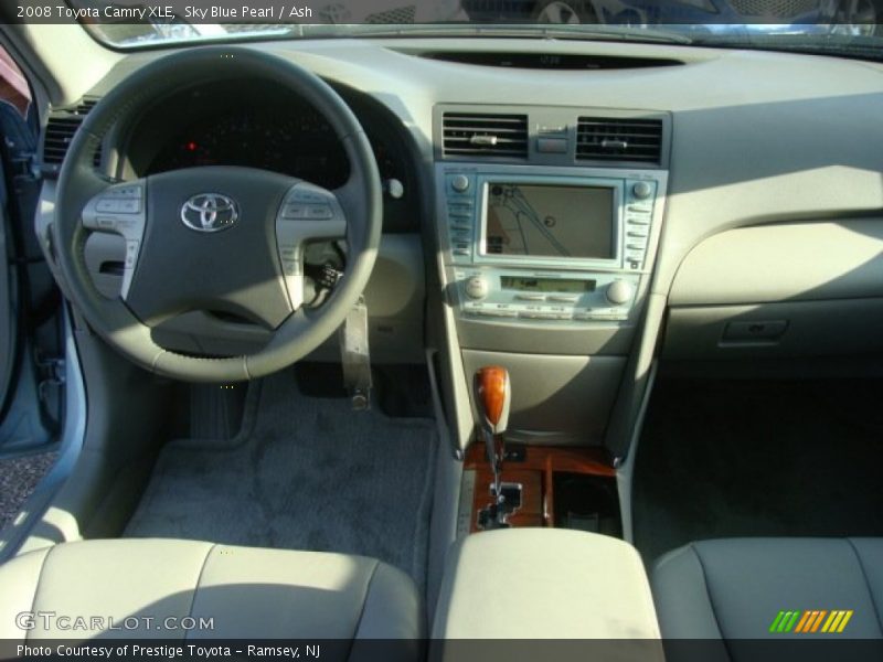 Sky Blue Pearl / Ash 2008 Toyota Camry XLE