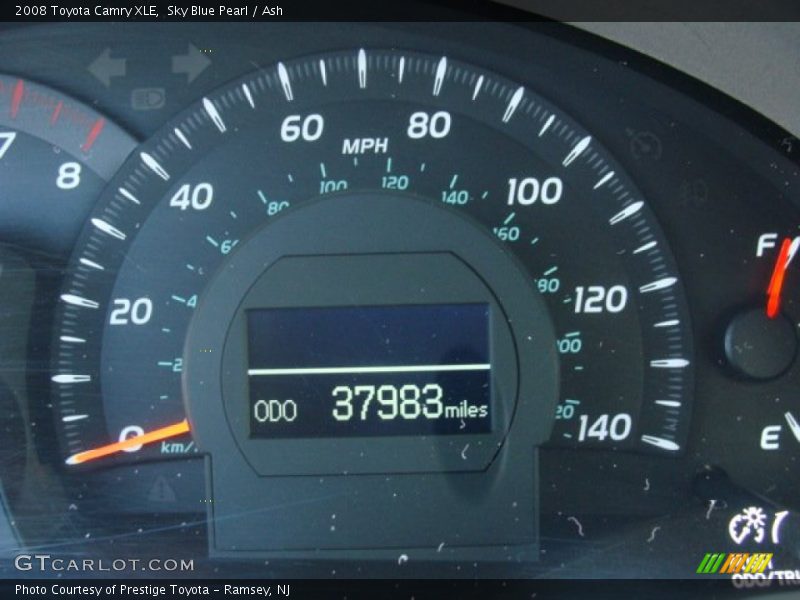 Sky Blue Pearl / Ash 2008 Toyota Camry XLE