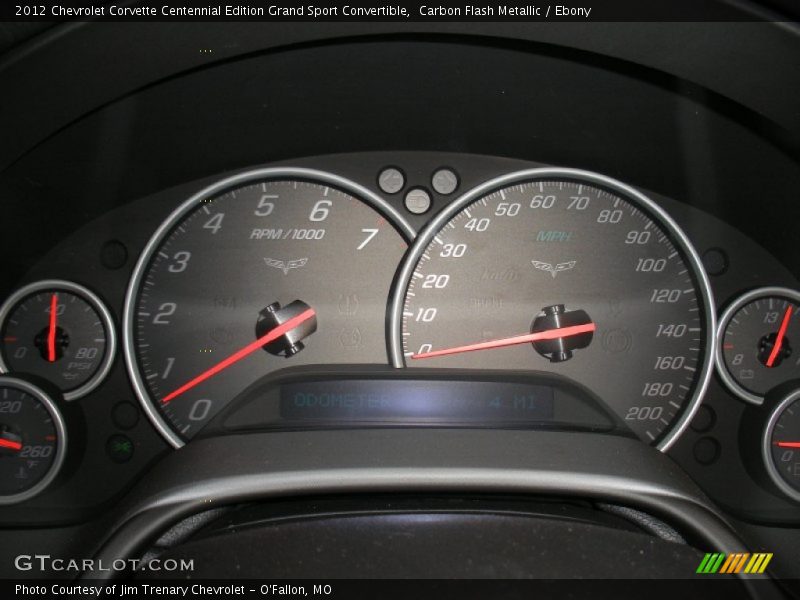  2012 Corvette Centennial Edition Grand Sport Convertible Centennial Edition Grand Sport Convertible Gauges