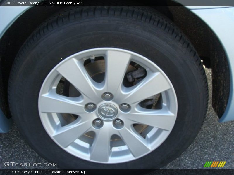 Sky Blue Pearl / Ash 2008 Toyota Camry XLE