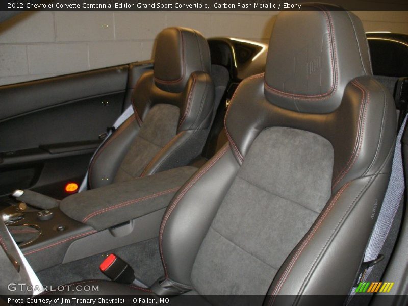  2012 Corvette Centennial Edition Grand Sport Convertible Ebony Interior