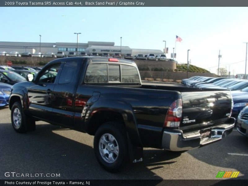 Black Sand Pearl / Graphite Gray 2009 Toyota Tacoma SR5 Access Cab 4x4
