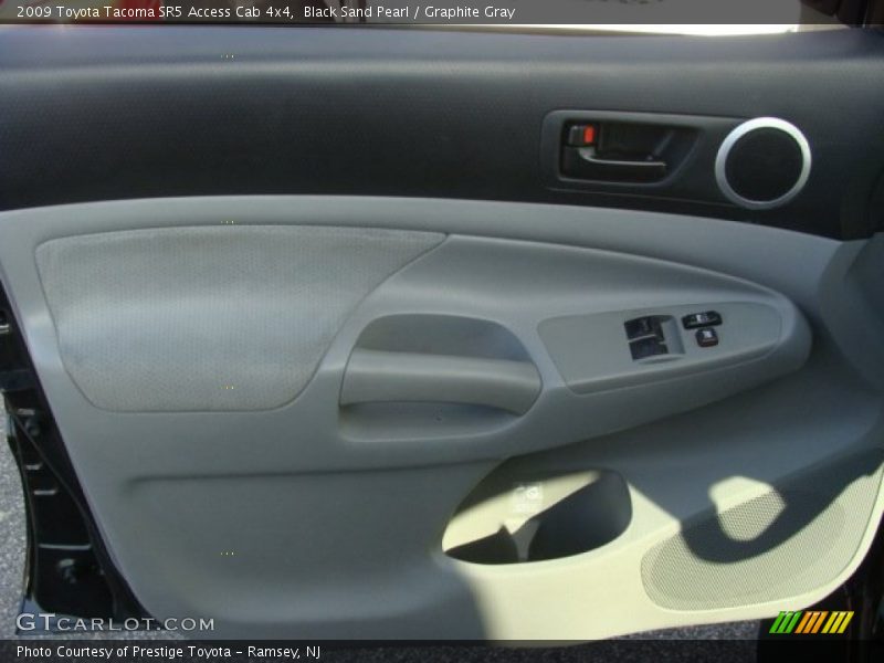 Black Sand Pearl / Graphite Gray 2009 Toyota Tacoma SR5 Access Cab 4x4