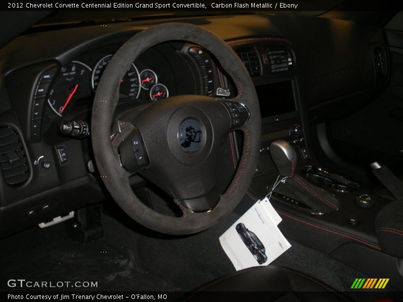 Carbon Flash Metallic / Ebony 2012 Chevrolet Corvette Centennial Edition Grand Sport Convertible