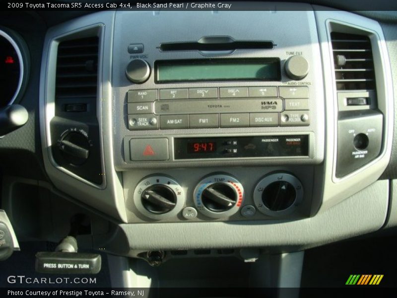 Black Sand Pearl / Graphite Gray 2009 Toyota Tacoma SR5 Access Cab 4x4