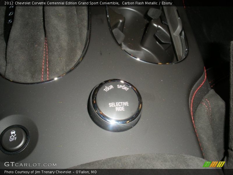 Carbon Flash Metallic / Ebony 2012 Chevrolet Corvette Centennial Edition Grand Sport Convertible
