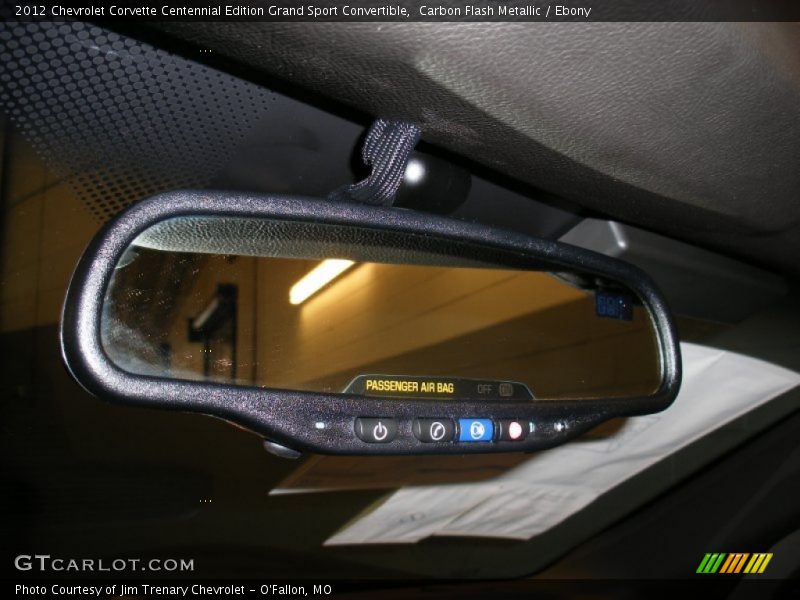 Carbon Flash Metallic / Ebony 2012 Chevrolet Corvette Centennial Edition Grand Sport Convertible