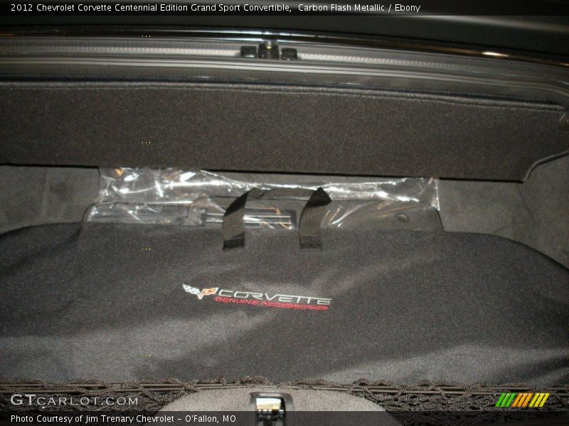 Carbon Flash Metallic / Ebony 2012 Chevrolet Corvette Centennial Edition Grand Sport Convertible