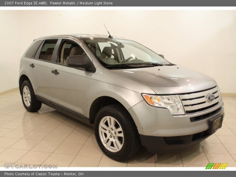 Pewter Metallic / Medium Light Stone 2007 Ford Edge SE AWD