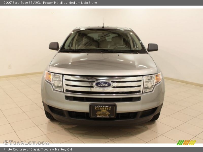 Pewter Metallic / Medium Light Stone 2007 Ford Edge SE AWD
