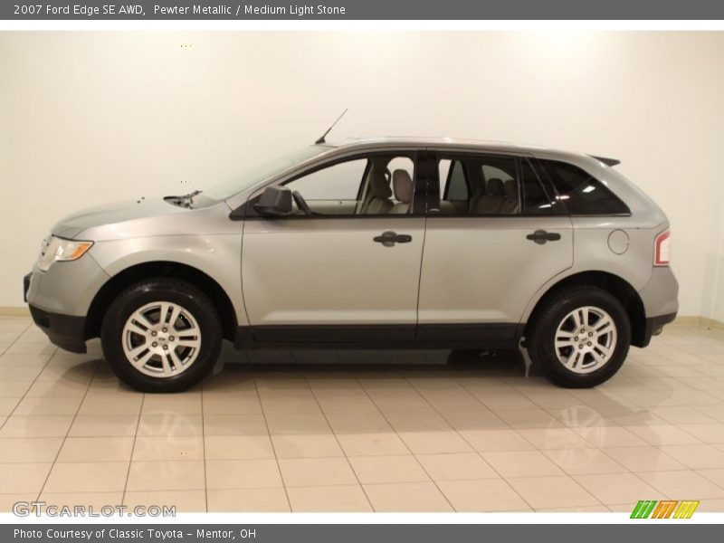 Pewter Metallic / Medium Light Stone 2007 Ford Edge SE AWD
