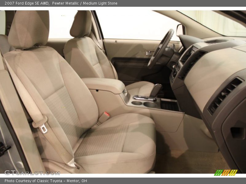 Pewter Metallic / Medium Light Stone 2007 Ford Edge SE AWD