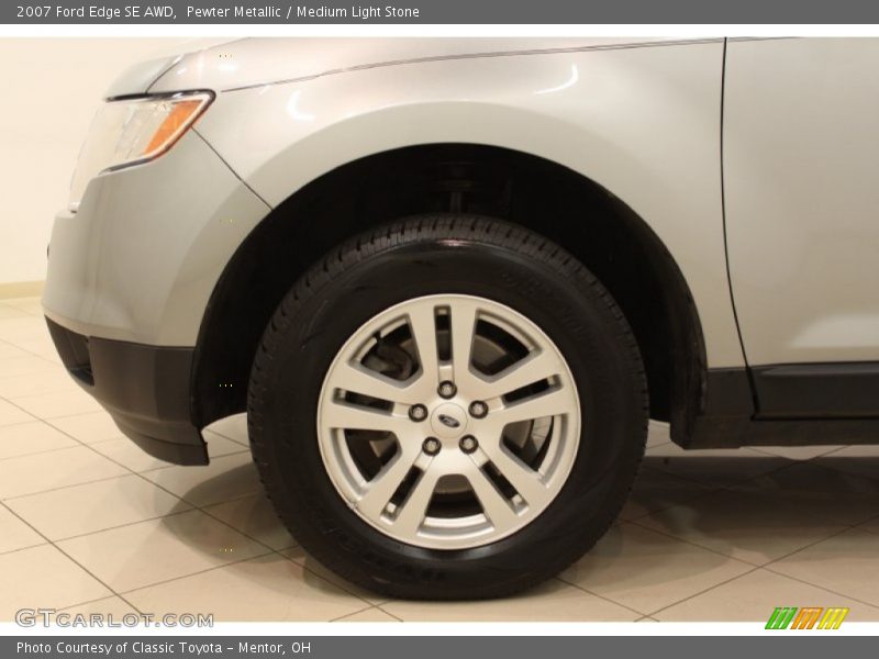 Pewter Metallic / Medium Light Stone 2007 Ford Edge SE AWD