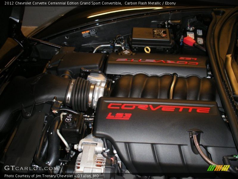  2012 Corvette Centennial Edition Grand Sport Convertible Engine - 6.2 Liter OHV 16-Valve LS3 V8