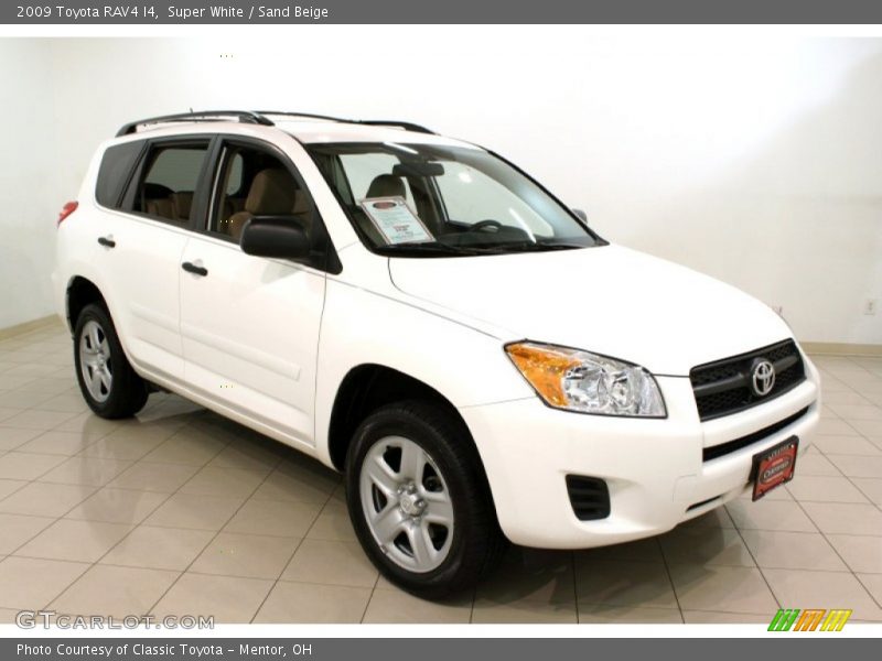 Super White / Sand Beige 2009 Toyota RAV4 I4
