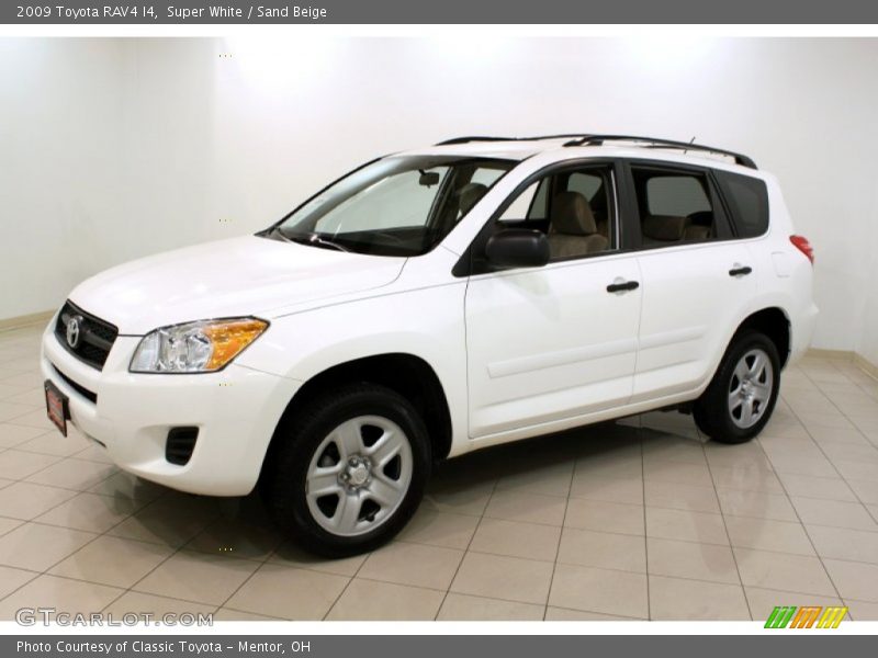 Super White / Sand Beige 2009 Toyota RAV4 I4