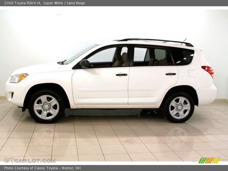 Super White / Sand Beige 2009 Toyota RAV4 I4